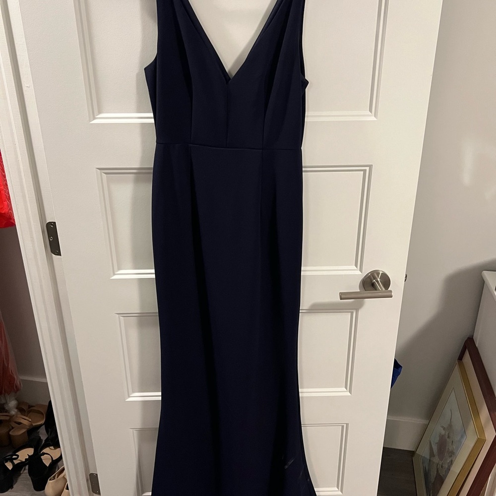 Lulu's Deep Navy Maxi Dress
